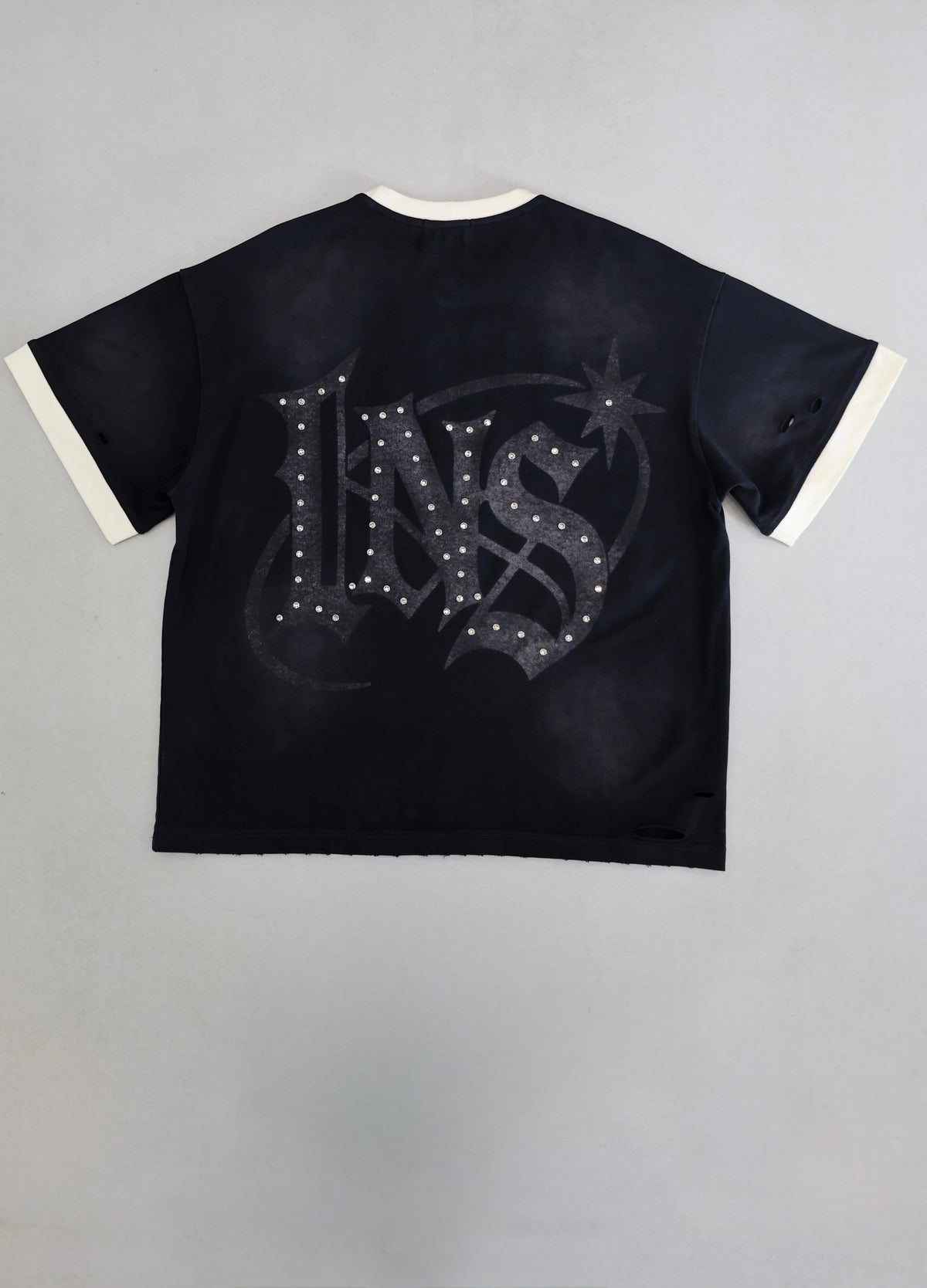 Last Supper Rhinestone Tee-4